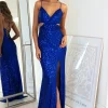Apollo Bodycon Sequin Gown | Royal Blue