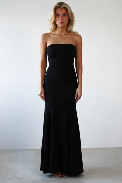 Charla Bodycon Maxi Gown | Black