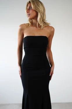 Charla Bodycon Maxi Gown | Black