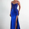 Dallas Luxe Embellished Gown | Royal Blue