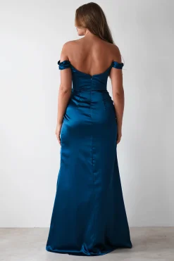 Dionne Soft Coset Maxi Gown | French Navy