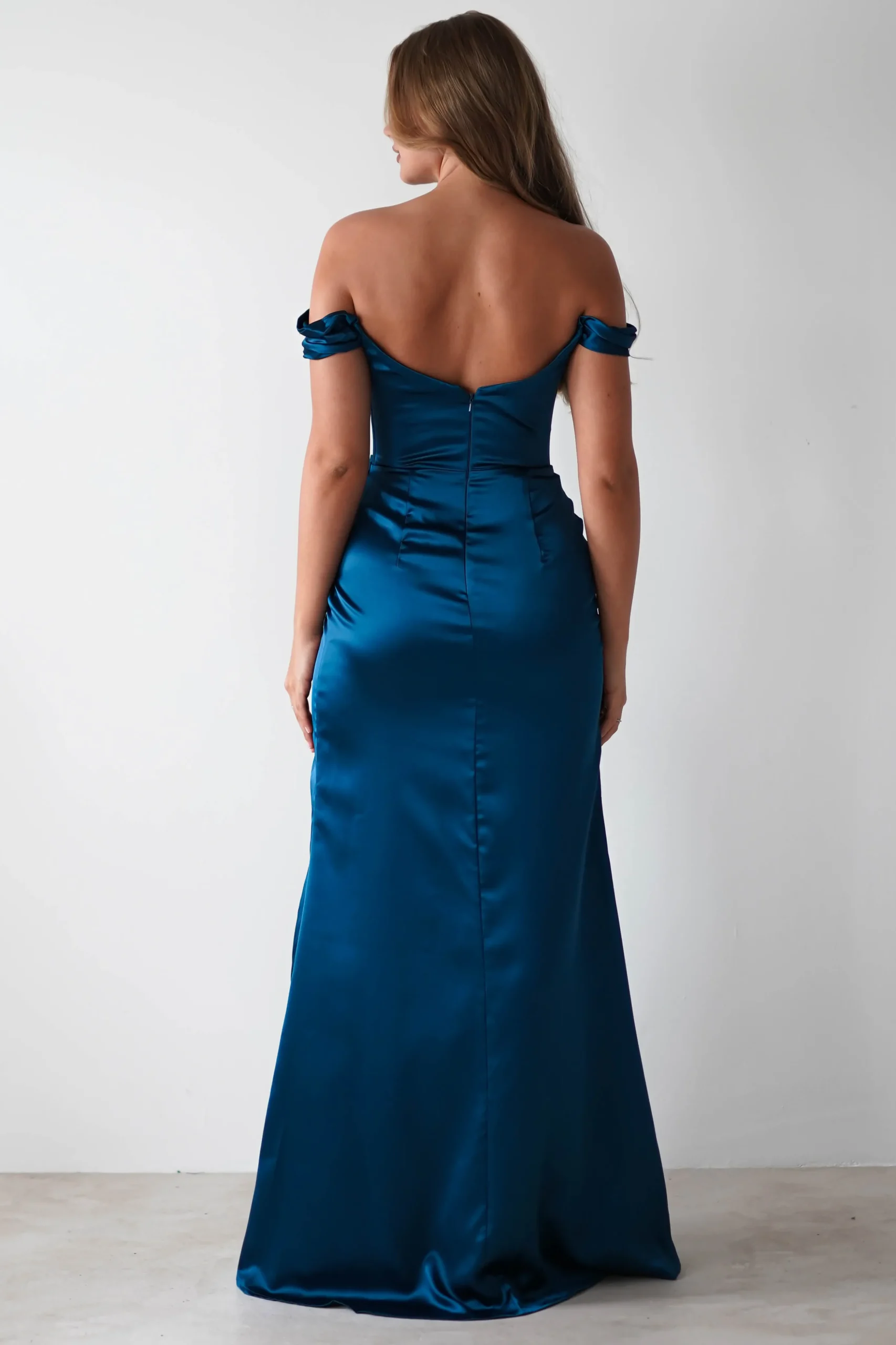 Dionne Soft Coset Maxi Gown | French Navy