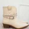 Elvie Ankle Boots | Cream