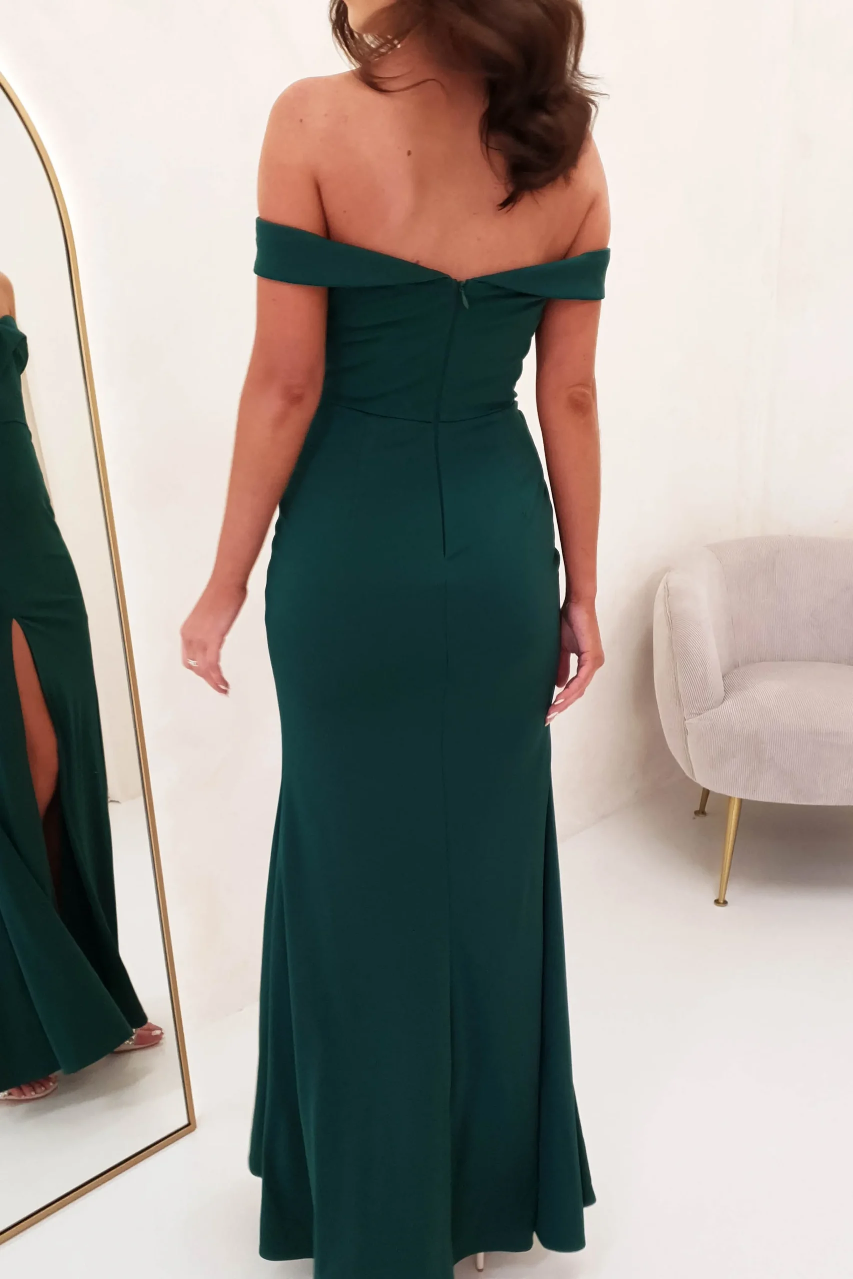 Felicity Bodycon Gown | Dark Green
