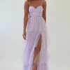 Geeniva Tulle Maxi Dress | Lavendar