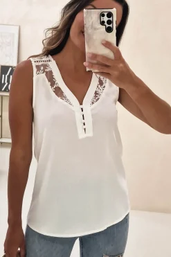 Hermie Lace Blouse | Ivory