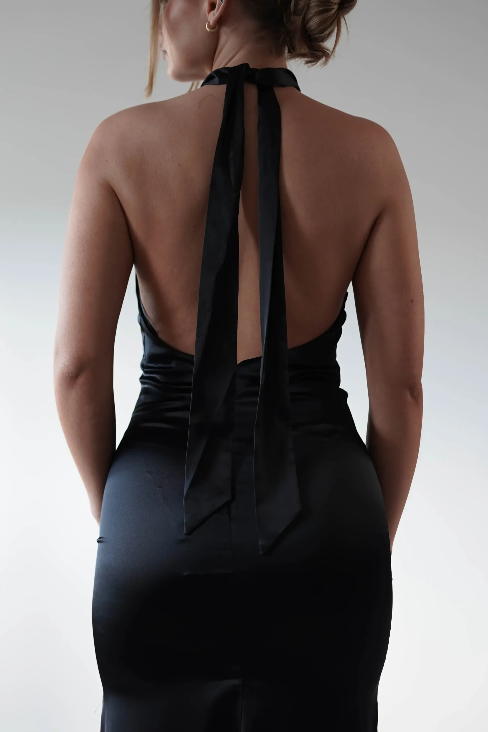 Kartia Halterneck Maxi Gown | Black
