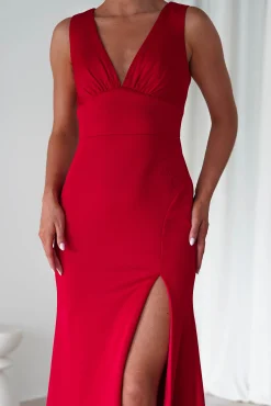 Kleo Bodycon Gown | Red