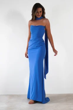 Lisa Multiway Chiffon Gown | Blue