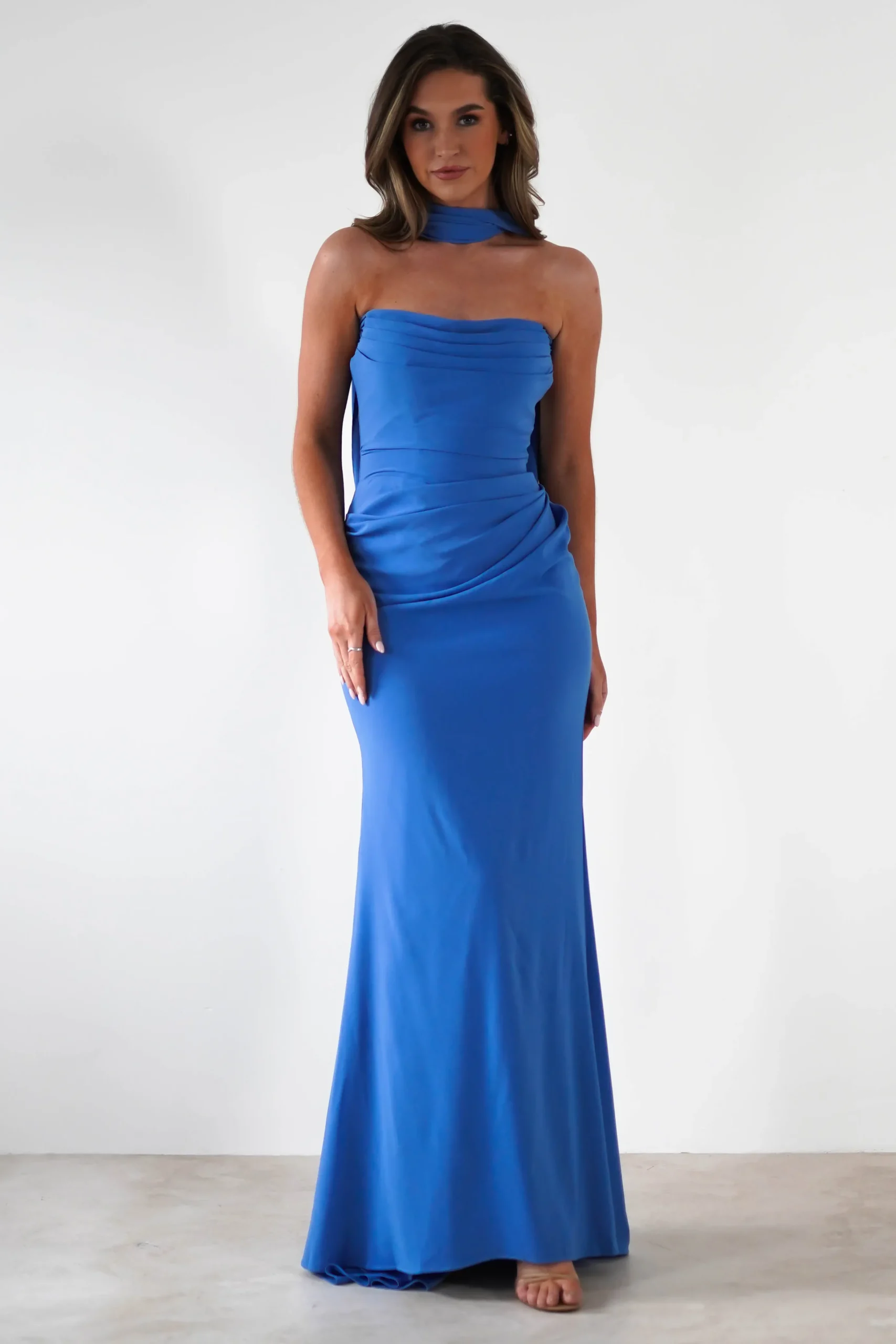 Lisa Multiway Chiffon Gown | Blue