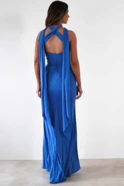 Lisa Multiway Chiffon Gown | Blue