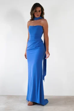 Lisa Multiway Chiffon Gown | Blue