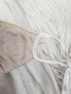 Luxury Embroidered Bridal Face Mask | Ivory