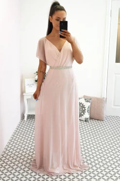 Lydia Maxi Dress Pink Glitter