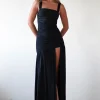 Milla Jersey Bodycon Maxi Dress | Black