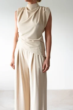 Mina Strechy 2 Piece Set | Cream