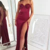Ravella Soft Satin Maxi Dress | Burgundy