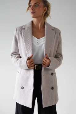 Reno Tailored Over Sized Coat | Taupe