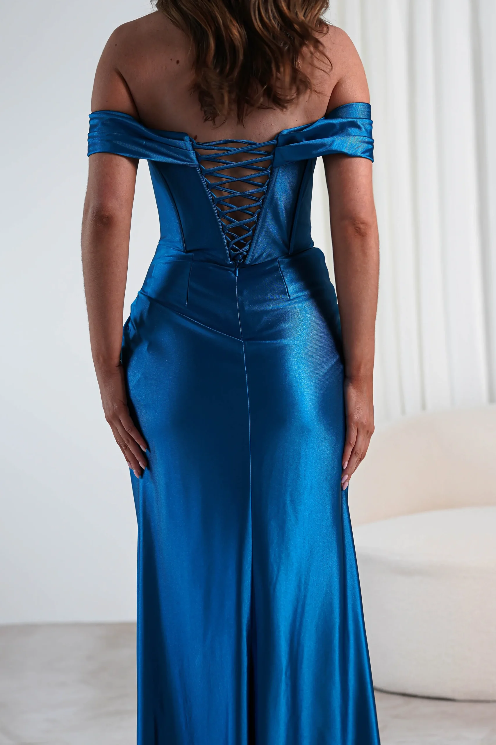 Serena Off The Shoulder Gown | Peacock