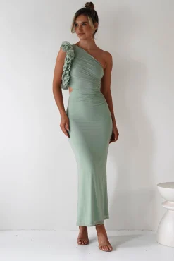 Sydney Bodycon Maxi Dress | Sage