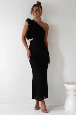 Sydney Bodycon Maxi Dress | Black