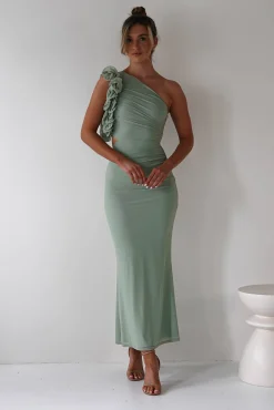 Sydney Bodycon Maxi Dress | Sage