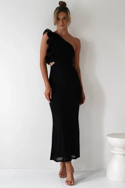 Sydney Bodycon Maxi Dress | Black