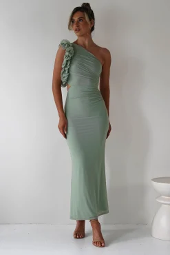 Sydney Bodycon Maxi Dress | Sage
